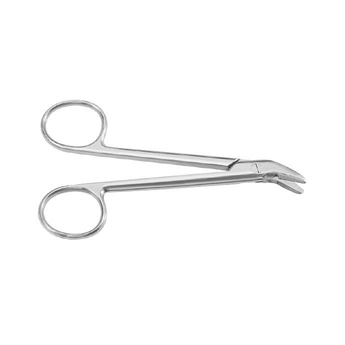 UNIVERSAL Ножиці для дроту; вигнуті; 1 лезо із зубчиками; 12,0см, Tontarra Medizintechnik GmbH